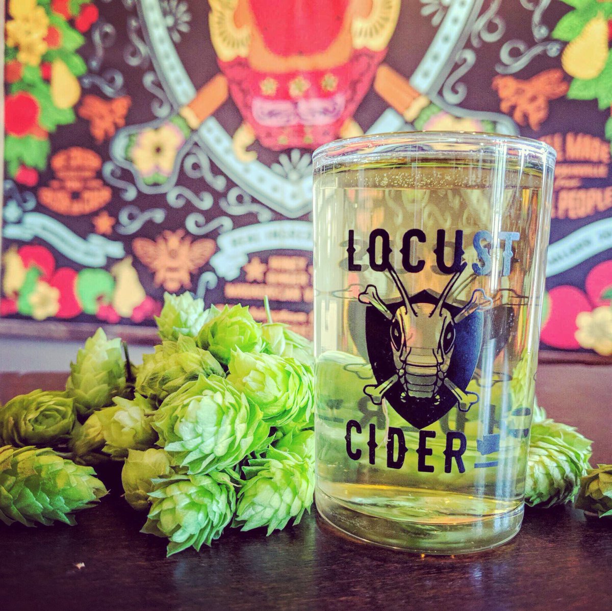 LocustCider's tweet photo. In the #randall at our #ballardtaproom this week: Honey Pear infused with fresh hops. Add it to your #happyhour flight today #ThursdayMood #funwithcider #honeypearcider #hops #hardcider #cider #ciderlife #ballardlife #seattlehappyhour https://t.co/8hi1vt8nz0