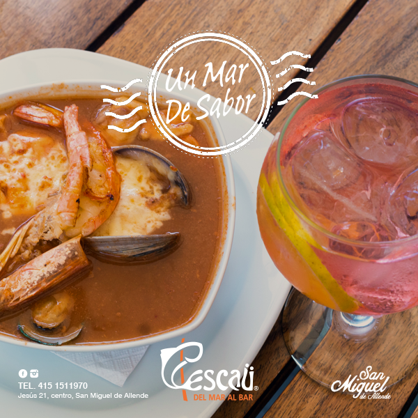 CaniracSMA's tweet photo. Conoce a uno de nuestros #afiliadosCANIRAC
@PescauSanMiguel un lugar especial en San Miguel de Allende con la mejor selección y sabor de pescados y mariscos https://t.co/YAC8jC2jgH / ☎(415)152 8800
#SanmigueldeAllende #Canirac #Restaurante #Mariscos #Restaurant #Seafood https://t.co/haOVw782k6