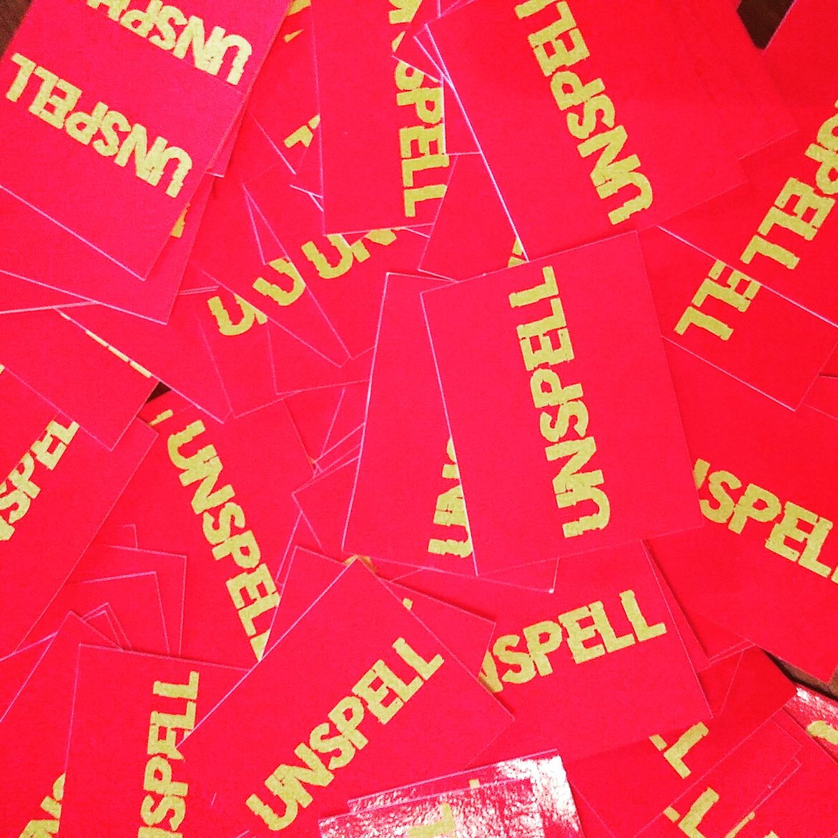 You might be seeing these around town... If you need one, come out to one of our shows or DM us on how to get one sent to you in the mail.