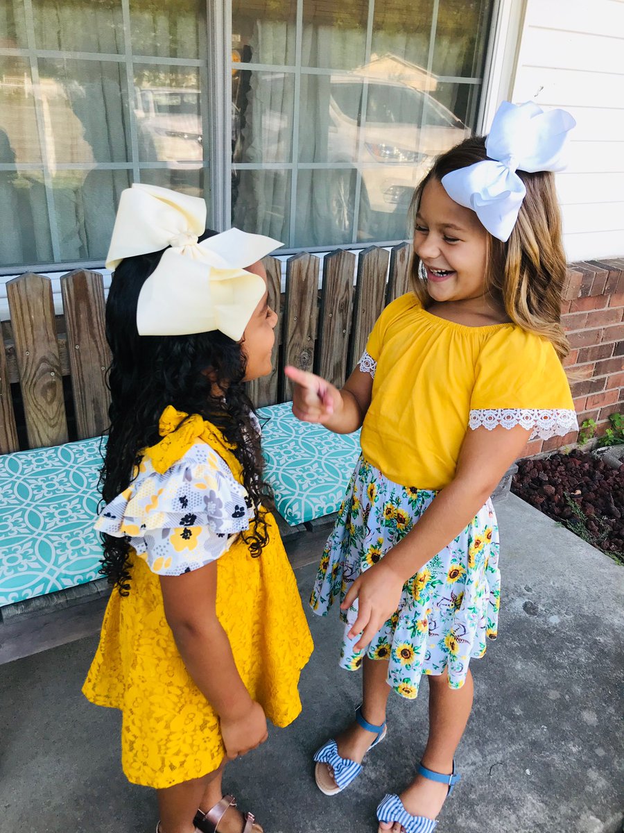 SydFulkerson's tweet photo. These two😍 I pray they always stay so close because if they don’t their grounded. My babies💛 https://t.co/Y2UXx0Cwwd