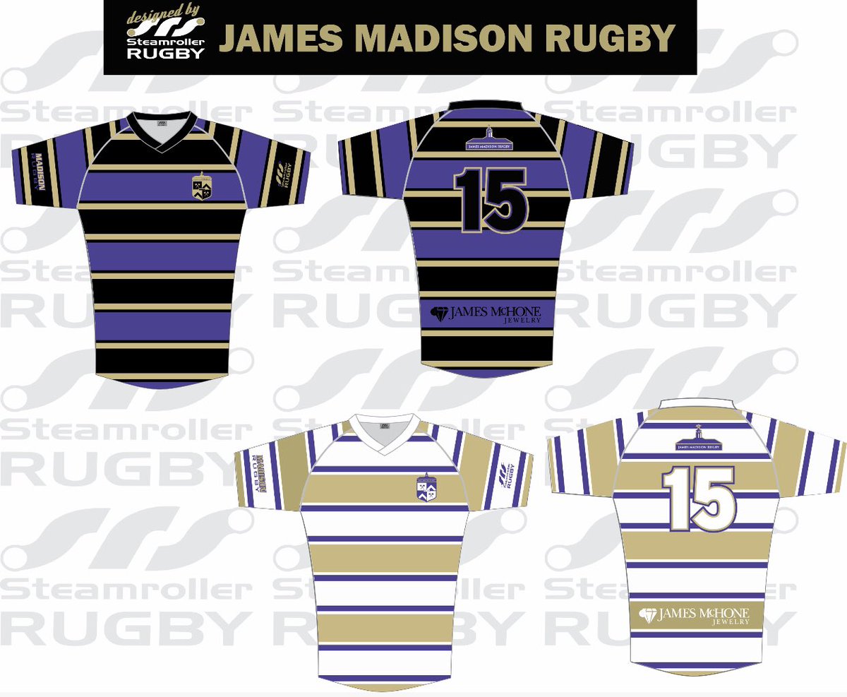 Huge s/o to @steamrollerrugbysupply for hooking us up with these new jerseys for this coming season and to @jamesmchonejewelry for sponsoring us!!! #rolldukes