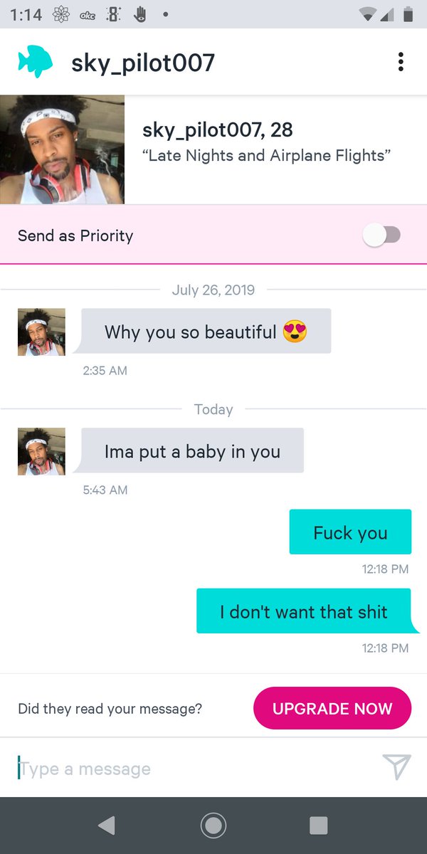 HighLady28's tweet photo. Fucking men will do the most extreme bullshit just so they can feel 2 mins of attention. It's sad. #POFFAIL #Datingfail #savemejimmyfallon #ineedamatchmaker #wtf #bruh #CREEP https://t.co/MWkM3hcm0R