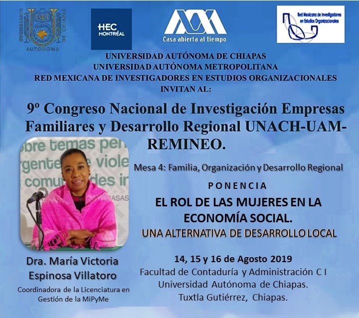 MIPyME_UNACH's tweet photo. 9° #Congreso Nacional de Investigación #Empresas Familiares y Desarrollo Regional
#OrgulloUNACH
Inaguración Entrada gratuita https://t.co/Ds3ZNpf0oX