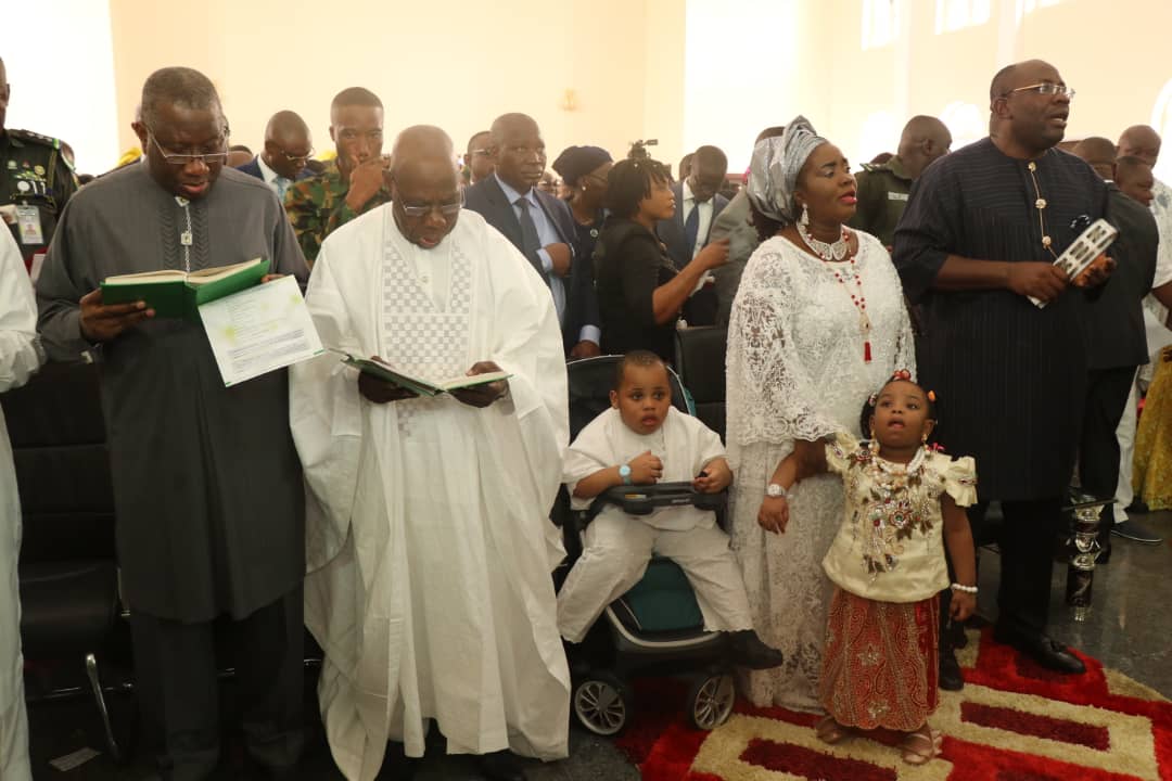 bysinfonews's tweet photo. Buhari, Obasanjo, Abdulsalami, Jonathan Advocate Concerted Action Against Cancer

...As Dickson launches Cancer Foundation in memory of late mother

...FG promises to support foundation https://t.co/teD3BjMsFV