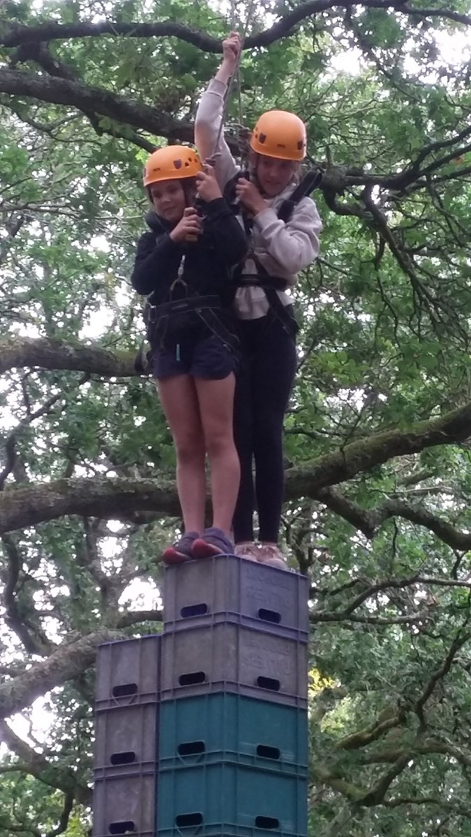 westmoorsguides's tweet photo. Crate stacking at buddens today. Lots of giggles lots of falling and learning to belay. #newskills #girlguiding https://t.co/sv4u6CMoAo