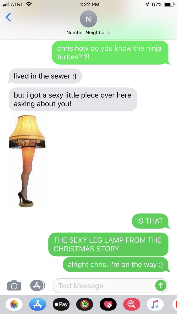 colemrandall's tweet photo. texted my number neighbor and you won’t believe what happened!! https://t.co/2PCUOPFGQv