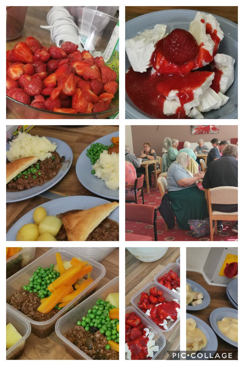 Great day today going out in the community with my community champion Mandy to cook lunch for a local lunch club with donations from Tesco Penistone community food Bank. Nothing wasted and lunch enjoyed by all x