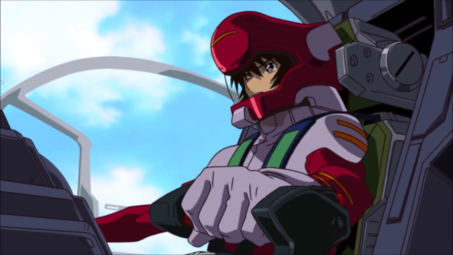 吾妻カズマp 左 ストライクガンダムのコクピット側面 右 フリーダムガンダムのコクピット側面 天井と床は描写がないから360度モニターではないかもしれないけど