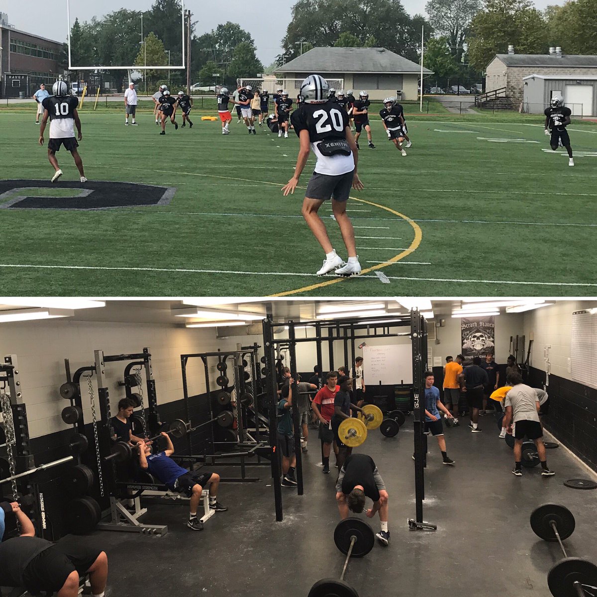 sh_football83's tweet photo. From the 🌞to the Dungeon!!! Got 1% better today!! #CowboyUp #RoachPatrol https://t.co/Mbn2D4olLj