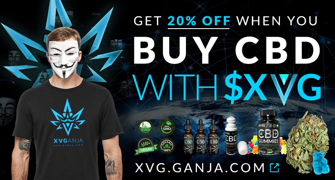 Ganja.com is proud to partner with <a href="/vergecurrency/">VergeCurrency $XVG | $XVGETH | $XVGPOL</a>! We now accept the $XVG #cryptocurrency on all #CBD orders. Get 20% OFF your order when you pay privately with #Verge:

xvg.ganja.com

Farm-direct CBD #Buds, CBD #painrelief products, and #CBDoil.