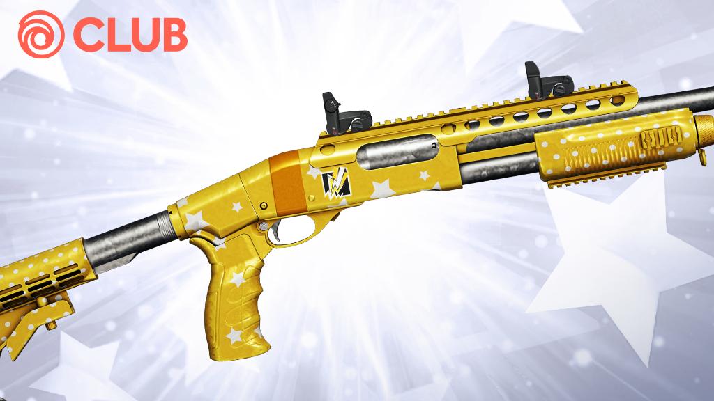 Rainbow6Game's tweet photo. Get amped ⚡ and wish Bandit a Happy Birthday with the @UbisoftClub Challenge!

Destroy 20 attacker drones while defending to unlock the Bandit's 🎁 Gift weapon skin for the M870. https://t.co/Sny988UIT6