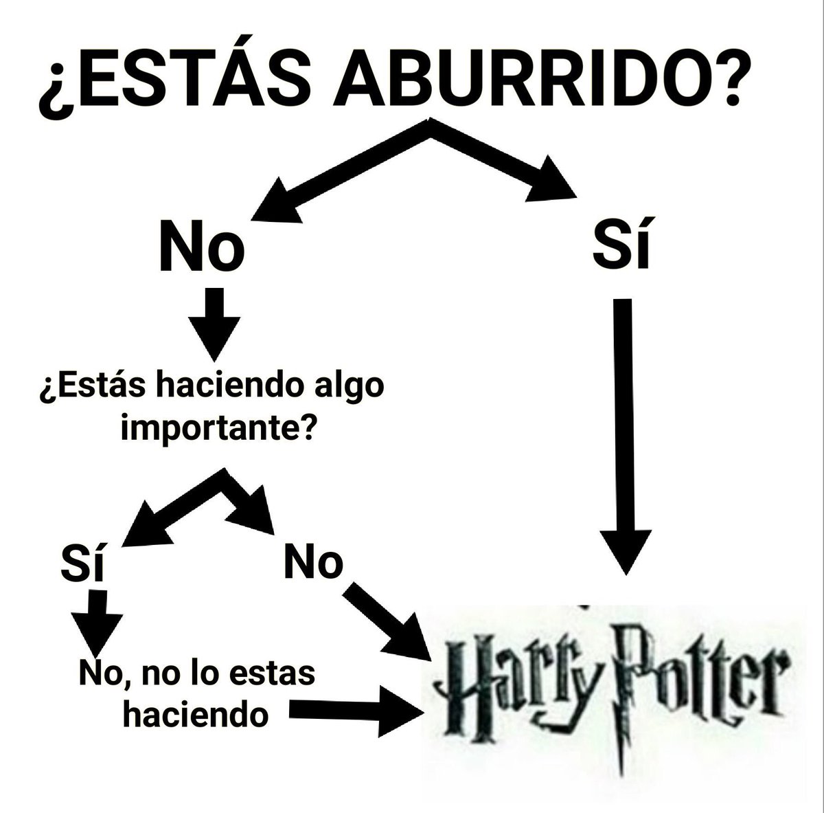 Harry_Potter_TM's tweet photo. Harry Potter como solución a todos tus problemas ⚡️ https://t.co/FNKusGgKNE