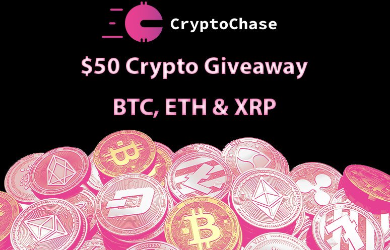 cryptochaseio's tweet photo. 🎁🎉GIVEAWAY🎉🎁

We are giving away $50 in BTC, ETH or XRP

To enter, do this:
👍 Like, Retweet, Follow
👨‍💻 Comment Your Preferred Crypto &amp; Address

Winner drawn Monday 12th, 12pm ET
#giveaway #Bitcoin $BTC #Ethereum $ETH #Ripple $XRP #xrparmy #crypto #promo #competition #free https://t.co/ZkxT4jiHDX