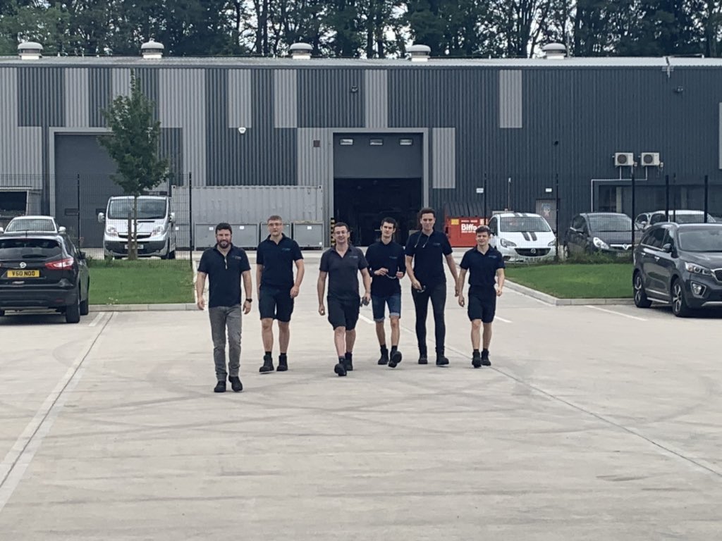 produmaxltd's tweet photo. Here come the boys !! Some of our amazing team about to check out our second new facility #ukmanufacturing #ukaerospace #investing #beatingtheproductivitychallenge #sharingingrowth https://t.co/g0OGQQ04Hr