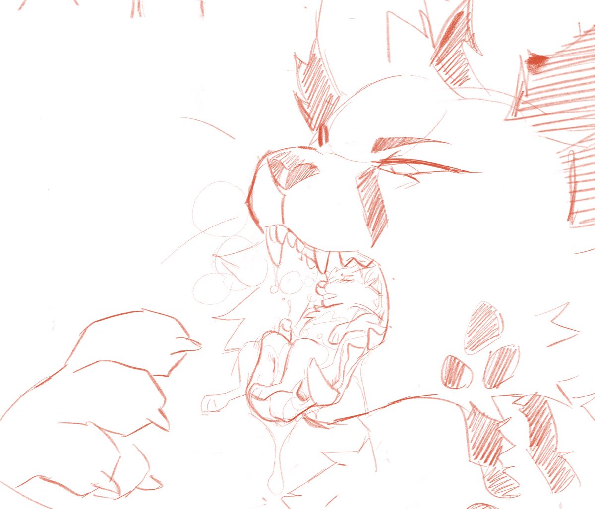 cw: vore 

happy 8/8 👅💦 (1/2)