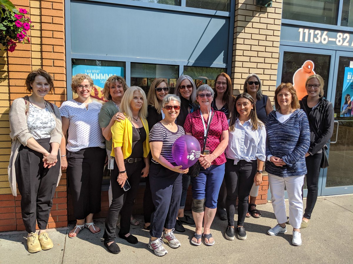 WCHRIUofA's tweet photo. WCHRI staff trekked over to Dairy Queen to pick up our Blizzard Treats this morning! With 100% of proceeds going to support @StolleryKids, today is the perfect day to stop in! #MiracleTreatDay https://t.co/z1se7pv9aA