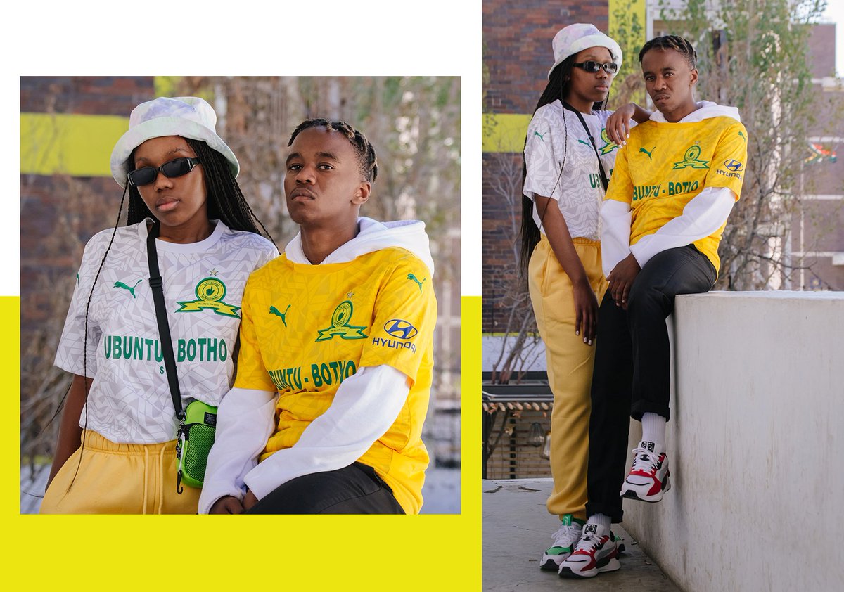 YOMZANSI's tweet photo. For another edition of #YMZStyleBase we drip in @Masandawana 2019/20 PUMA kit with radiant and elegant designs, taking inspiration from the blazing African sun. 

See full look (link: https://t.co/1l9EFIePiv) https://t.co/CWApNu8LbJ