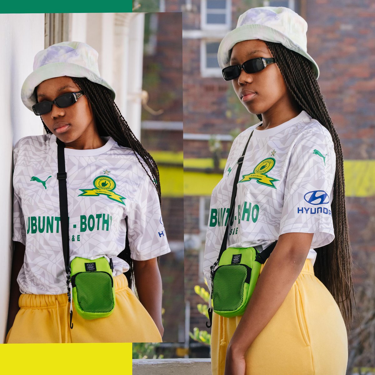 YOMZANSI's tweet photo. For another edition of #YMZStyleBase we drip in @Masandawana 2019/20 PUMA kit with radiant and elegant designs, taking inspiration from the blazing African sun. 

See full look (link: https://t.co/1l9EFIePiv) https://t.co/CWApNu8LbJ