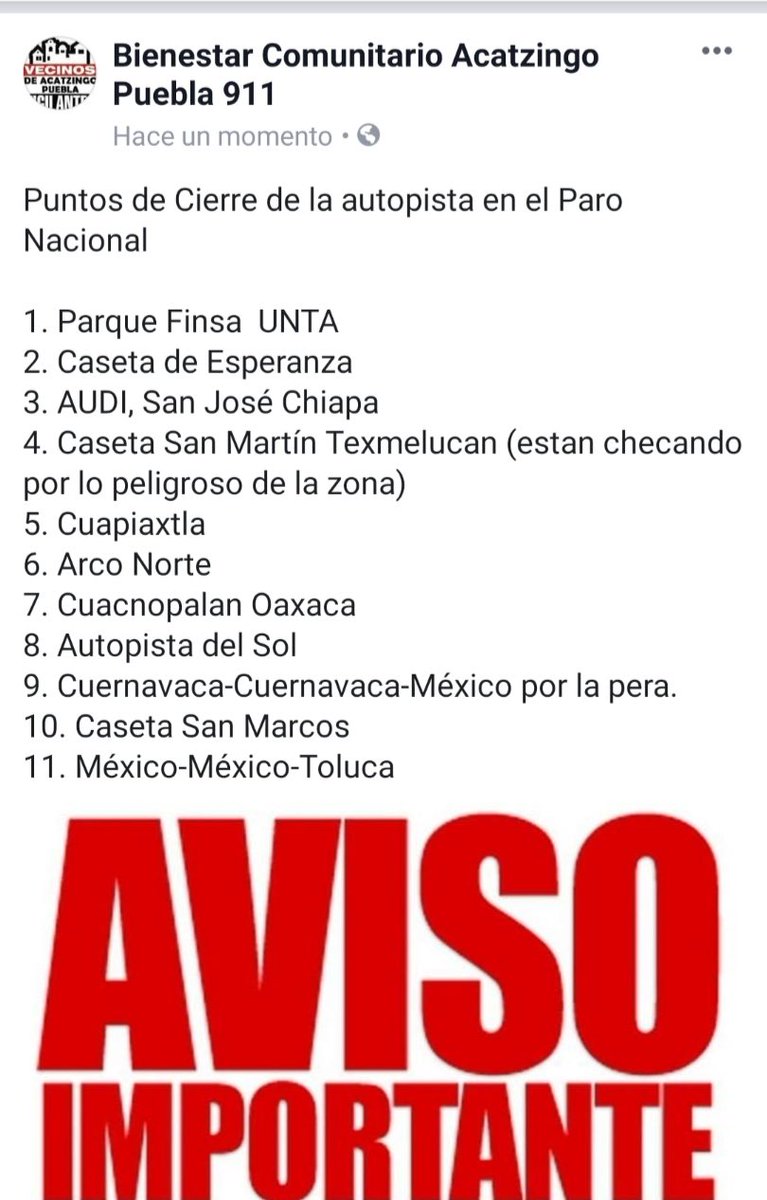 _poncho_'s tweet photo. @CAPUFE que tan cierta esta información y saben qué día será? https://t.co/ATviCtNJxo