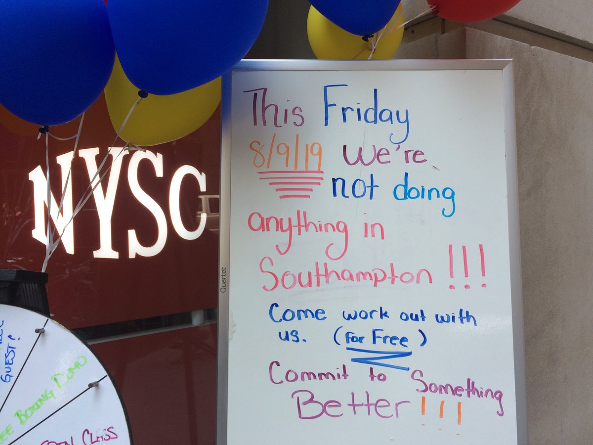 sharonkmcbride's tweet photo. Nicely done, New York Sports Club. #nysc,#equinot https://t.co/kqZmF0prXl