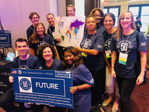 ELPrograms's tweet photo. It’s the final day of #FellowPDO! Check out these photos of the 19-20 #ELFellows as they prepare to teach abroad! Tag yourself and your new #fellowfriends! https://t.co/6C3adae3zL