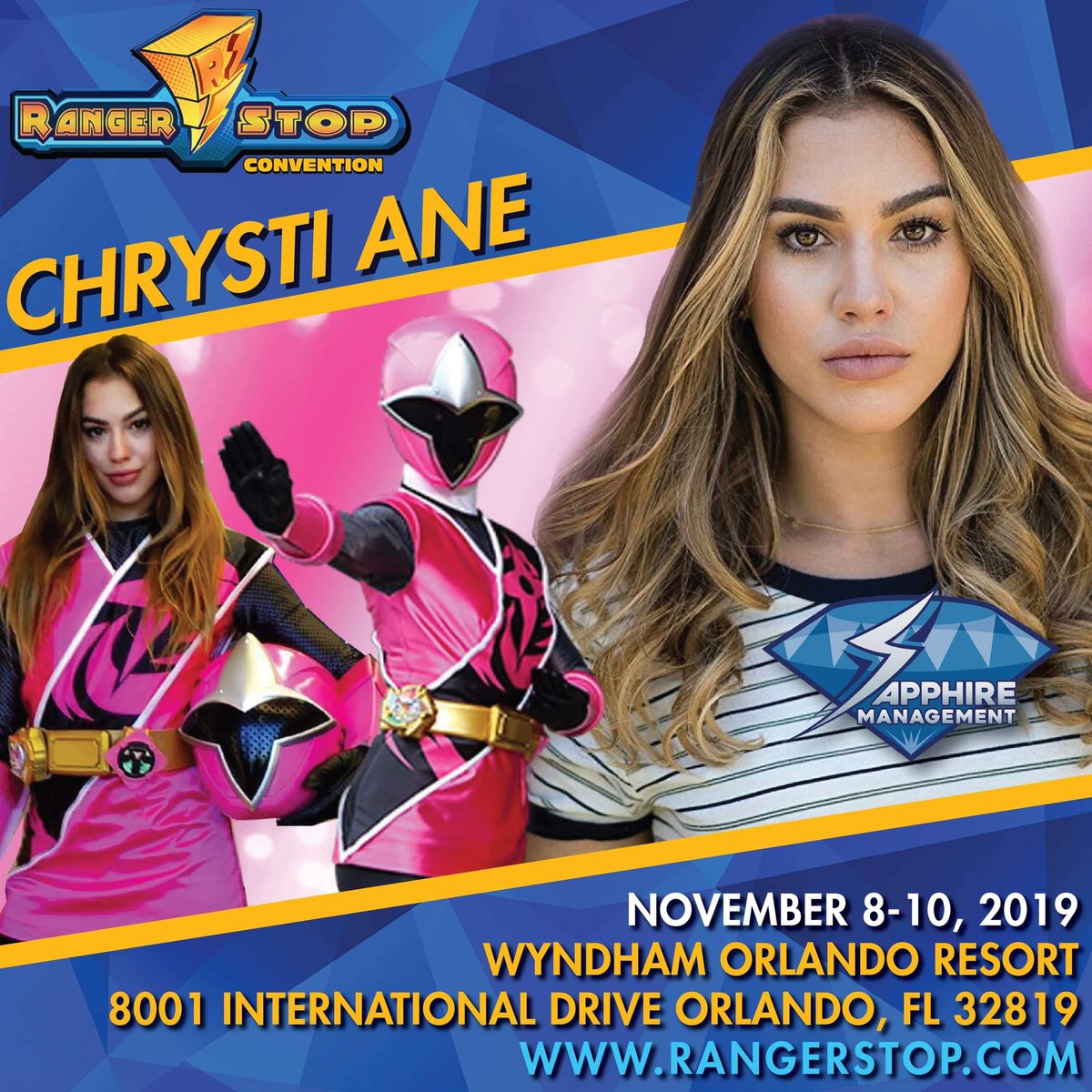 We are excited to bring <a href="/WilliamShewfelt/">William Shewfelt</a> and @Chrysti_Ane to <a href="/RangerstopConv1/">Rangerstop_Convention</a> this November! #NinjaSteel #PowerRangers #SapphireManagement