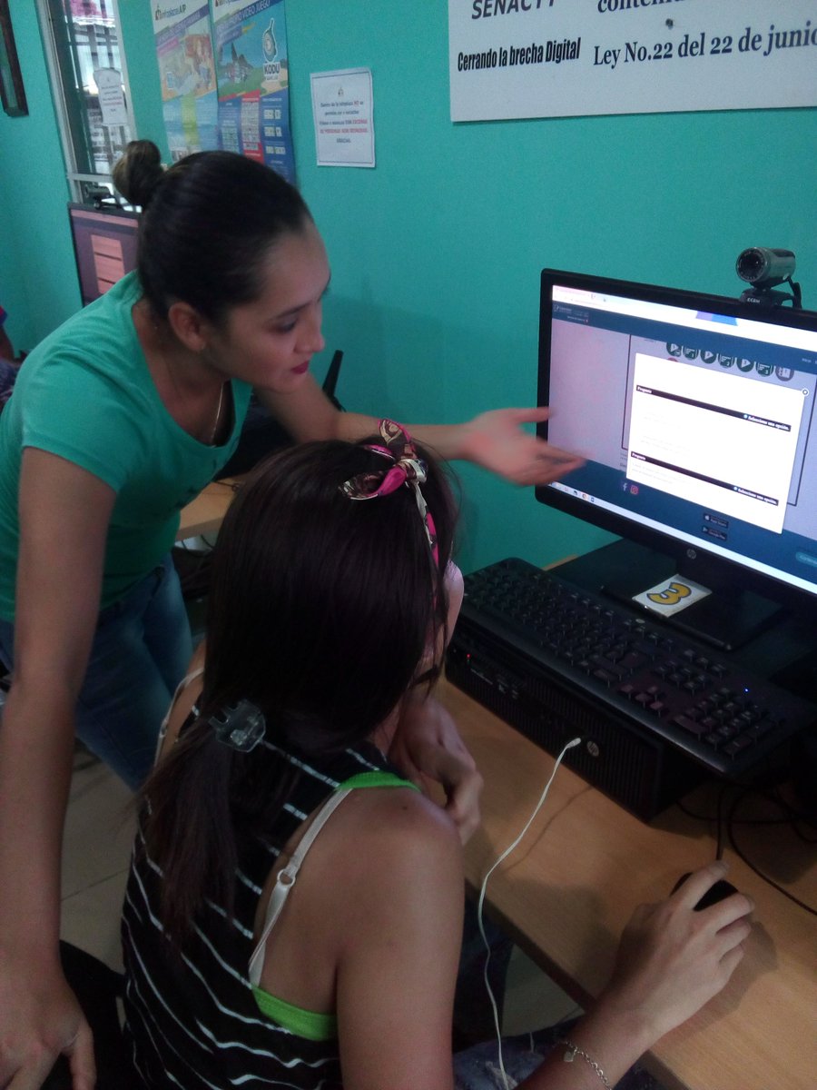 angeldeserrano's tweet photo. "Para tener éxito, primero debemos creer que podemos tenerlo".Usuarios continuan en Capacitate para el Empleo con el Taller de Cómputo Básico. Infoplaza #315 Sortová, Bugaba, Chiriquí. Gracias Lic. Yazmín Moreno por su apoyo en los talleres.
#Momentosinfoplazas
#yosoyinfoplazas https://t.co/gu0lEdNHWV
