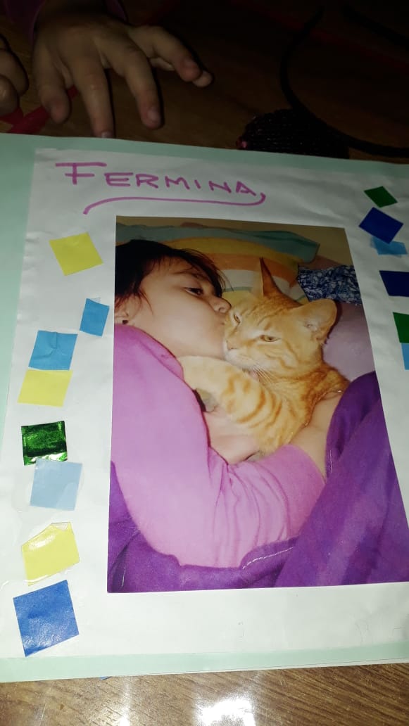 justii_celiz's tweet photo. Para los que no saben a Fermi el sabado un auto le mato su gatito Cherry.
Hoy ,le entregaron la carpeta del jardín y habia una foto de ellos juntos. Y bueno aca estamos todos llorando otra vez  😢😭 https://t.co/Rcdo9A71dx