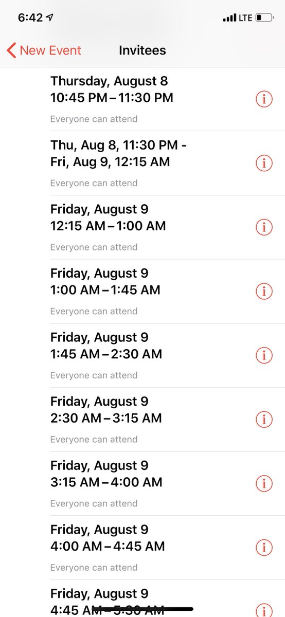 kenwalker's tweet image. iPhone calendar proposals for alternate meeting times with a colleague because he’s busy at 1115am tomorrow. 

In what universe does proposing 4am as a potential alternative make sense? I thought this was a twelve-year-old platform that knows my every move...?