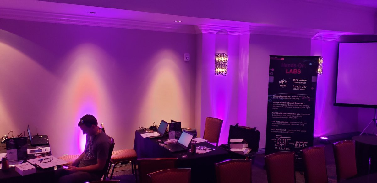 RJWisser's tweet photo. Are you at DefCon? Make sure to come and hangout with @BHinfoSecurity (@joe_lillo and myself) Friday through Sunday for some SDR /HARDWARE hackery! #defcon2019 #ISE2019 https://t.co/Sm1RfFXfir