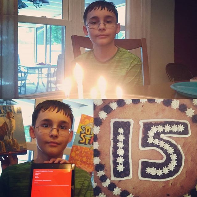 tackysuetoo's tweet photo. This guy! Be still my heart. โค๏ธ #theygrowupsofast #Tavish #birthday https://t.co/BiIHsZ7s0o https://t.co/Ad4QFASjVI