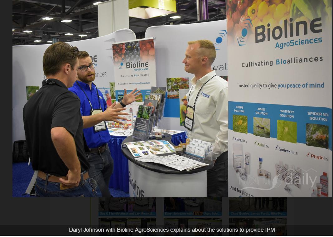 Bioline_AS_Int's tweet photo. #TBT Take us back to #Cultivate19 talking with growers about #biocontrol and #sharingknowledge! #cultivatingbioalliances🤝🌱 #biolinebeneficials🐞🐝 #happyplants #growers 

🙏Thank you @hortidaily, for capturing this fantastic picture of our #biocontrol experts! 🤩 https://t.co/8YodszfLJ0