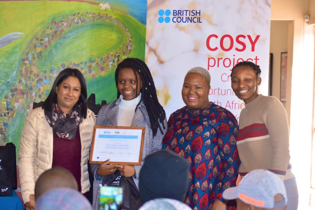 aussiendlovu's tweet photo. We had it all today! From laundromats to personalized mobile services. Masiphumelele will never be the same again!
The course ends today, the real entrepreneurial hustle begins!
Congratulations to the #COSYproject graduate class of 2019, Western Cape! ๐๐๐๐ฅ
Siyazidla ngani! https://t.co/OF5N3joSFC