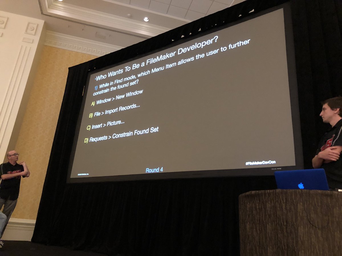 CrossITServices's tweet image. We had lots of fun and many prizes were given out at “Who wants to be a #FileMaker developer?”
#FileMakerDevCon2019
Thank you for all who participated!
#FileMakerDevCon19