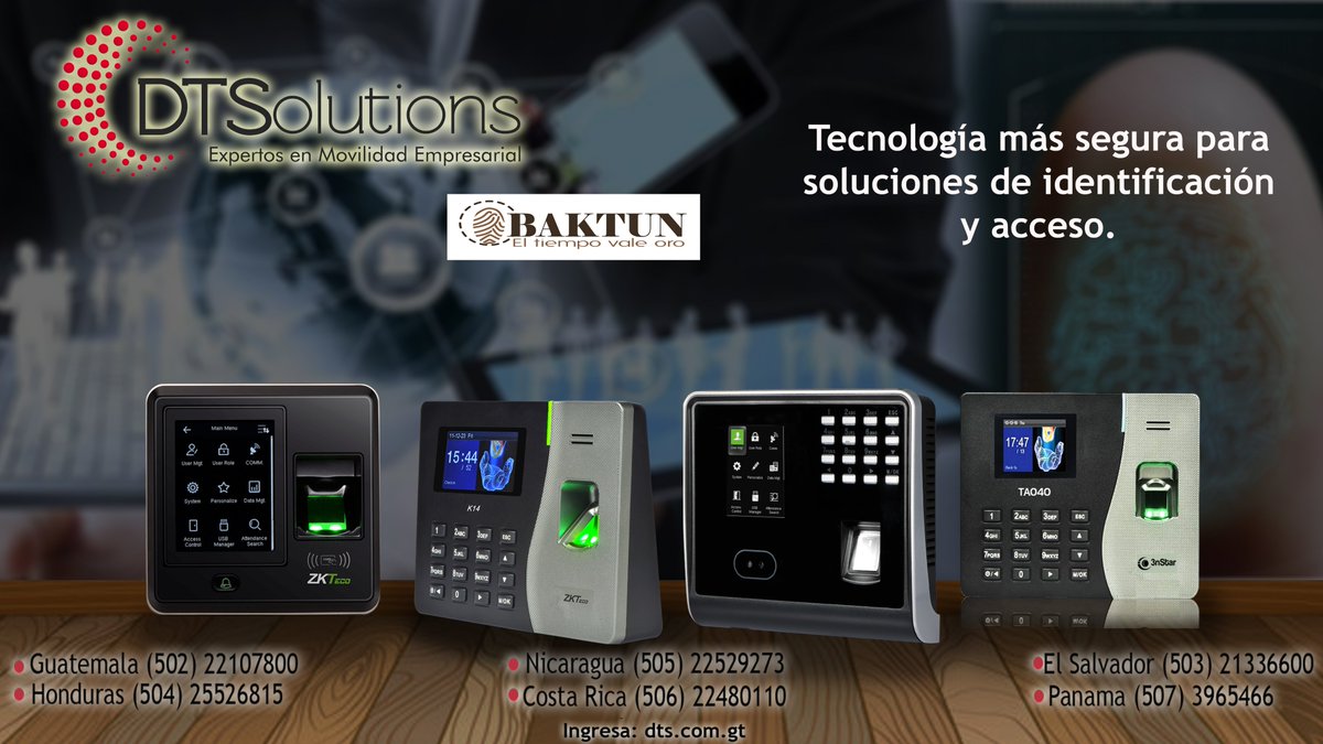 DTSolutions_CA's tweet photo. ¿Biometria? Permite establecer la identidad de una persona mediante análisis de cualidades únicas de cada individuo.
#Biometria #CA #Panama #DTS #Venta #Asistencia #Acceso #Seguridad #Reporte #Horario #Personal #Control

Cotizaciones a: agomez@dts.com.gt https://t.co/5qbBB1gSBg