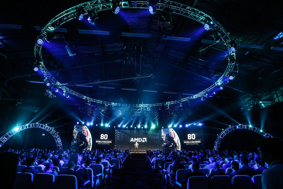 LisaSu's tweet photo. Fabulous launch of @AMDServer 2nd gen #EPYC. Thanks to all of our partners @Google, @Azure, @HPE, @Dell, @Lenovo, @VMware, @Twitter, @cray_inc for joining us!  Very proud of every @AMD’er who worked tremendously hard to bring “Rome” to market.... now the fun really begins! https://t.co/T9kv1Y9wXE