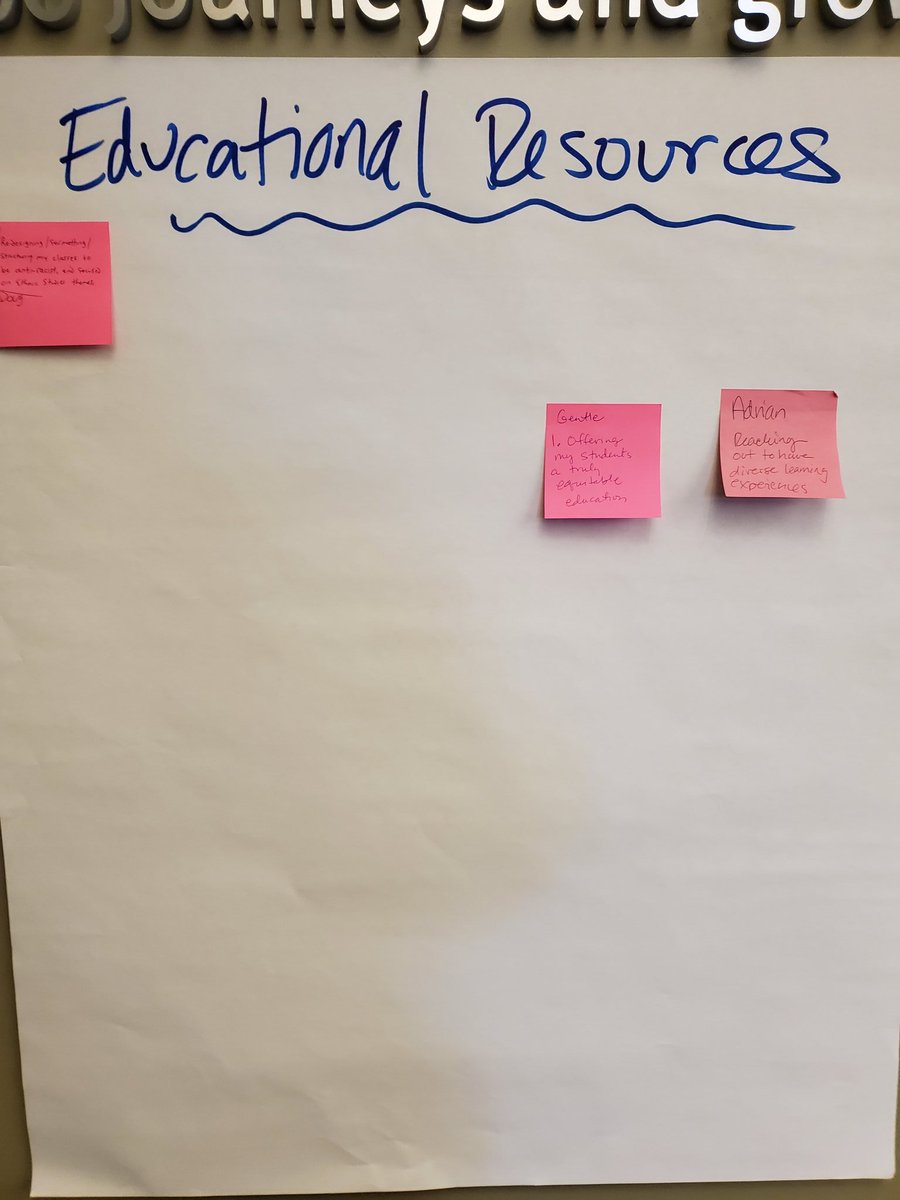 TCastroGill's tweet photo. Post 1 of 2: Teachers identify barriers/concerns for teaching ethnic studies. School leaders - you listening? #SPSConnects #EthnicStudies #ESInstitute19 https://t.co/2VV8BAWBoE