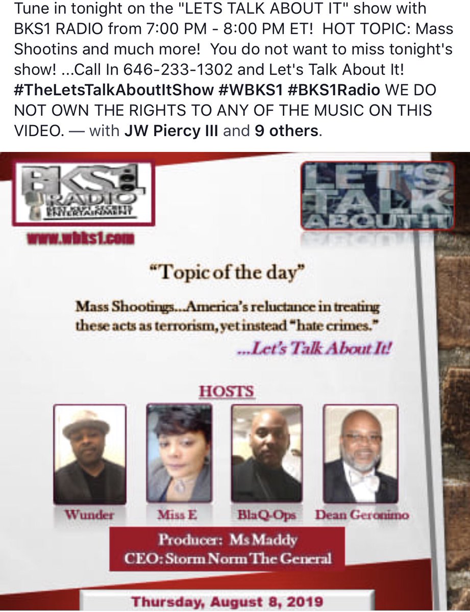 Tune in tonight for another fun filled show!

#TrendingNow #News #podcast #Radio