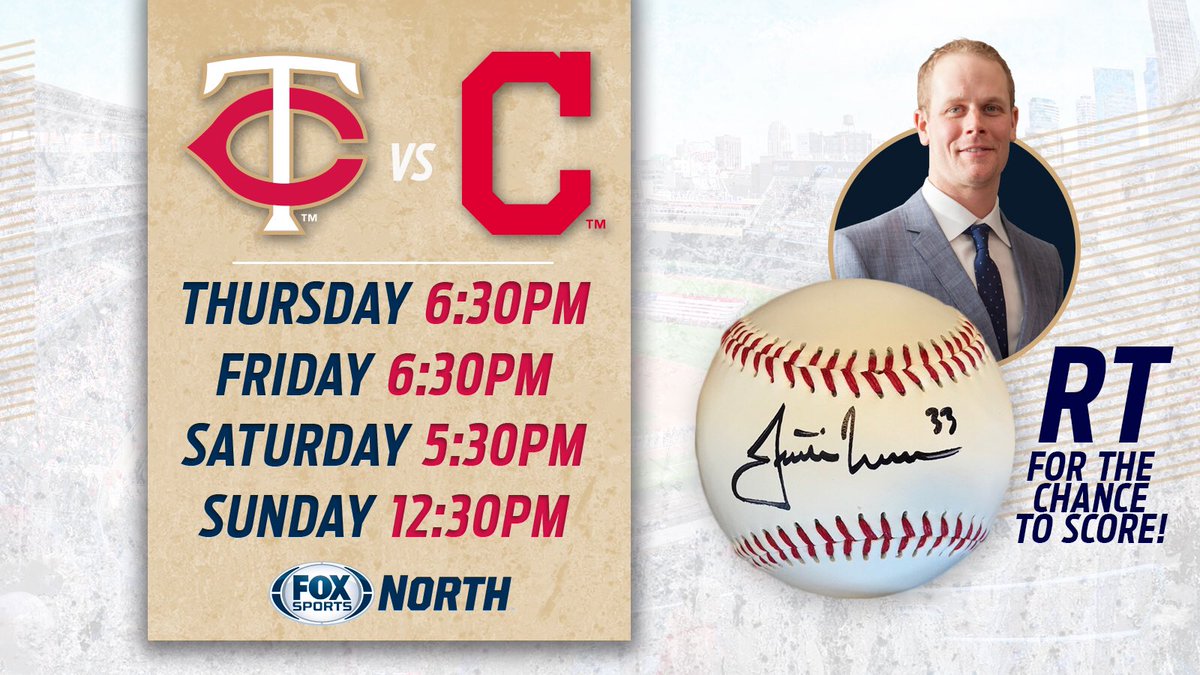 FanDuelSN_NOR's tweet photo. A BIG series, calls for a BIG giveaway!
 
RT for a chance to score a @JustinMorneau signed ⚾️ + catch him in the booth all weekend for the @Twins/@Indians Division battle. https://t.co/RwdsvvmHRU
