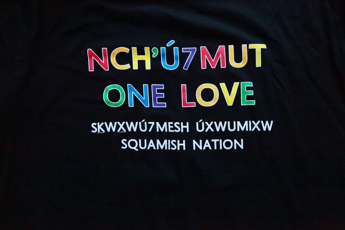 museumofvan's tweet photo. After Pride we are honoured to receive some items this week from @SquamishNation NchβΓΊ7ymut - One Love initiative. The group, promoting acceptance + love for two-spirited young Indigenous people, marched in this yearβs Pride Parade!
#VanPride2019 #IndigenousPride #TwoSpirited https://t.co/eSvYuXrldk