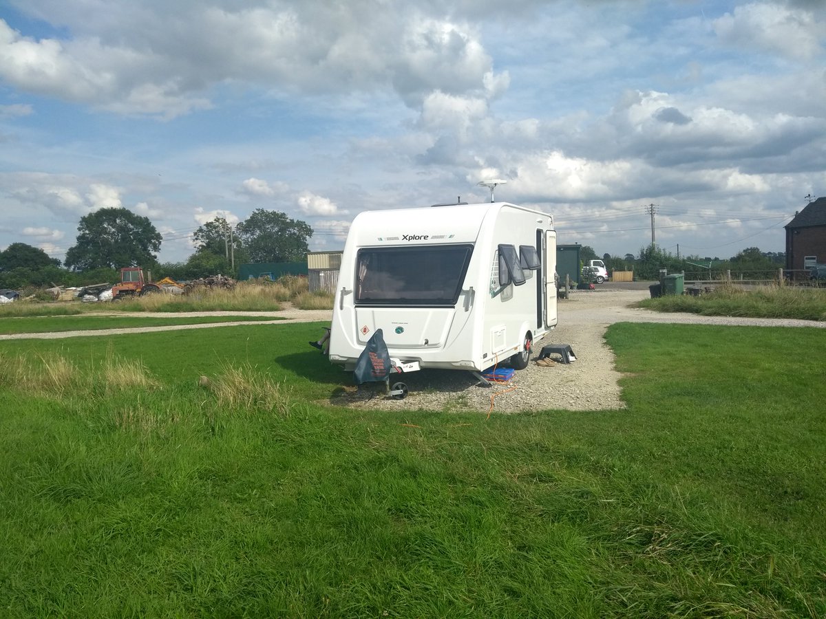 Bella_Astro's tweet photo. The sun is shining, the sky is blue, we're in our caravan with this beautiful view! 😍 https://t.co/E0cfrbiNwx
