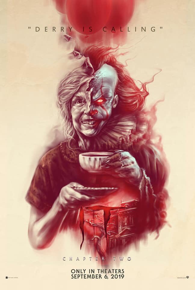 CinemaLeumas's tweet photo. Pósters Fan art de #ITChapter2 🎈

Protagonizan #JessicaChastain, #JamesMcAvoy, #BillHader, #BillSkarsgård, #JayRyan, #JamesRanson, #AndyBean y #IsaiahMustafa.

Dirigida por #AndyMuschietti (#It). 

Se estrena en septiembre. #ItChapterTwo #ITMovie #ESO #itfilm #itparte2 #itpart2 https://t.co/R483uq4cEL