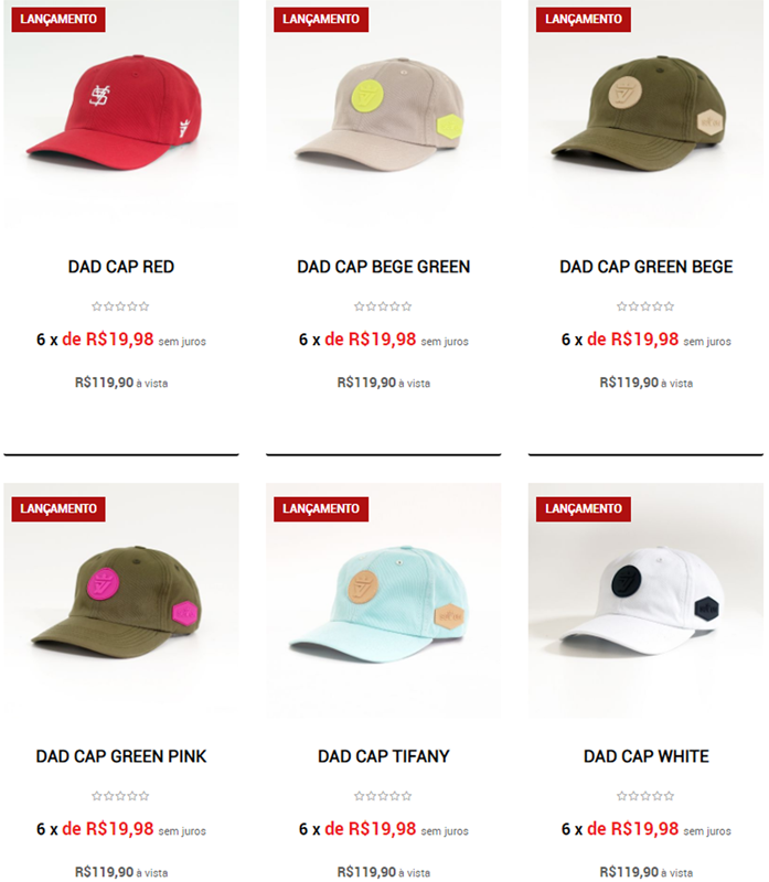 NEWS DAD CAP - sevenbrandstore.com.br/bones/bone-dad…