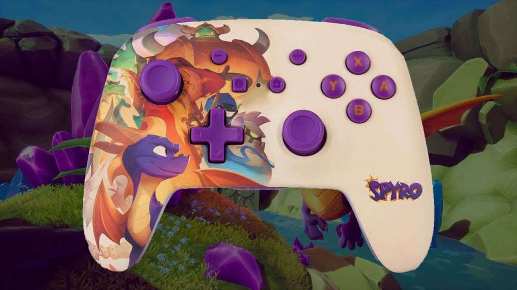 andreibalog's tweet photo. Spyro obține propriul său controler Nintendo Switch și este drăguț ca Heck https://t.co/vXAEE3Z6oT https://t.co/sr0cgbKtQd