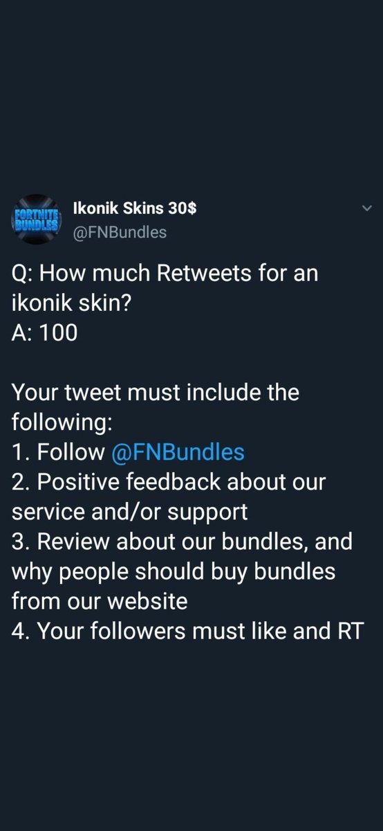 The_Muhalah's tweet image. RT deal with @FNBundles  100 rts for Ikonik go follow him please rt his service is quick and legit if you wanna buy from him the bundles are cheap go check him out
Help me out #glexarmy
@blackpink0316 @ItsYaBoiOP