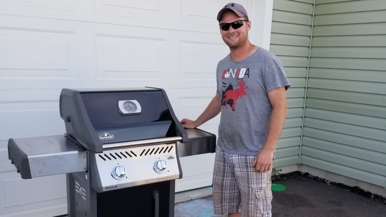 springvalleybc's tweet photo. We are happy to see Dave enjoying his prize! 🔥🍔🌭

Dave Bradley was the lucky winner of this Napoleon Grill after building his deck with us this summer.

Stay connected with @springvalleybc as we announce more exciting giveaways throughout the year. 🎉 https://t.co/Vmqcea9S3l