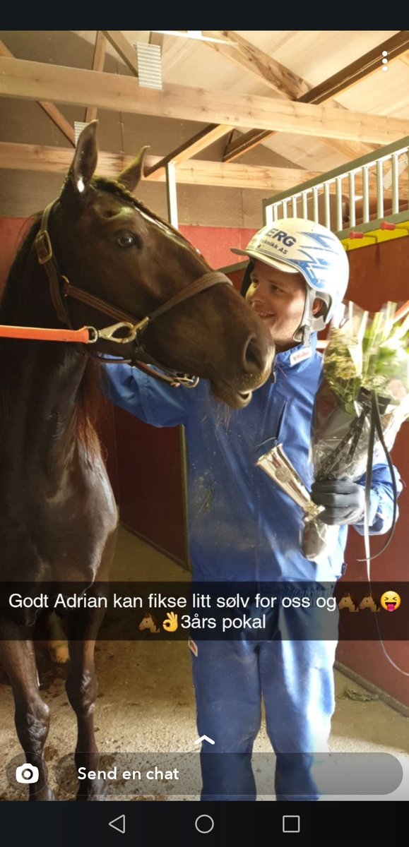 Tilbake i løpsbanen igjen idag! Lokalkjøring på Klosterskogen👍 fikk låne en fin 3-åring av <a href="/esbakka/">Espen Bakka</a>👌