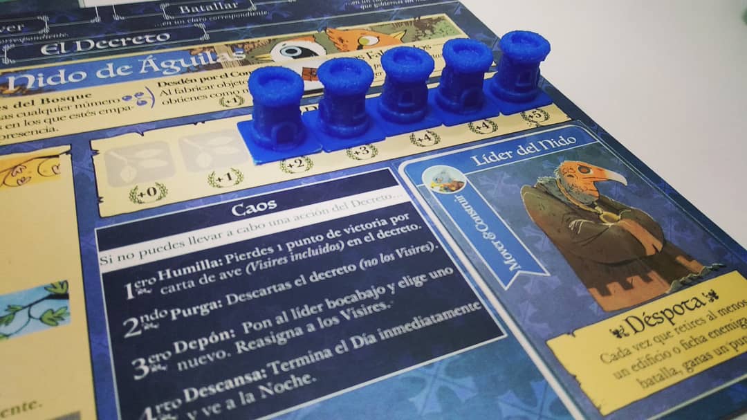 MorweNIam's tweet photo. Primera toma de contacto con el juego del momento, llevando a #LaAlianza y al #NidoDeAguilas
Muy buenas primeras impresiones. Juego muy asimétrico y con partidas totalmente diferentes.
#Root #JuegosDeMesa #BoardGames #JuegosBonitos #Marquesado #Vagabundo #Mapachitos https://t.co/vVvq76JhQb