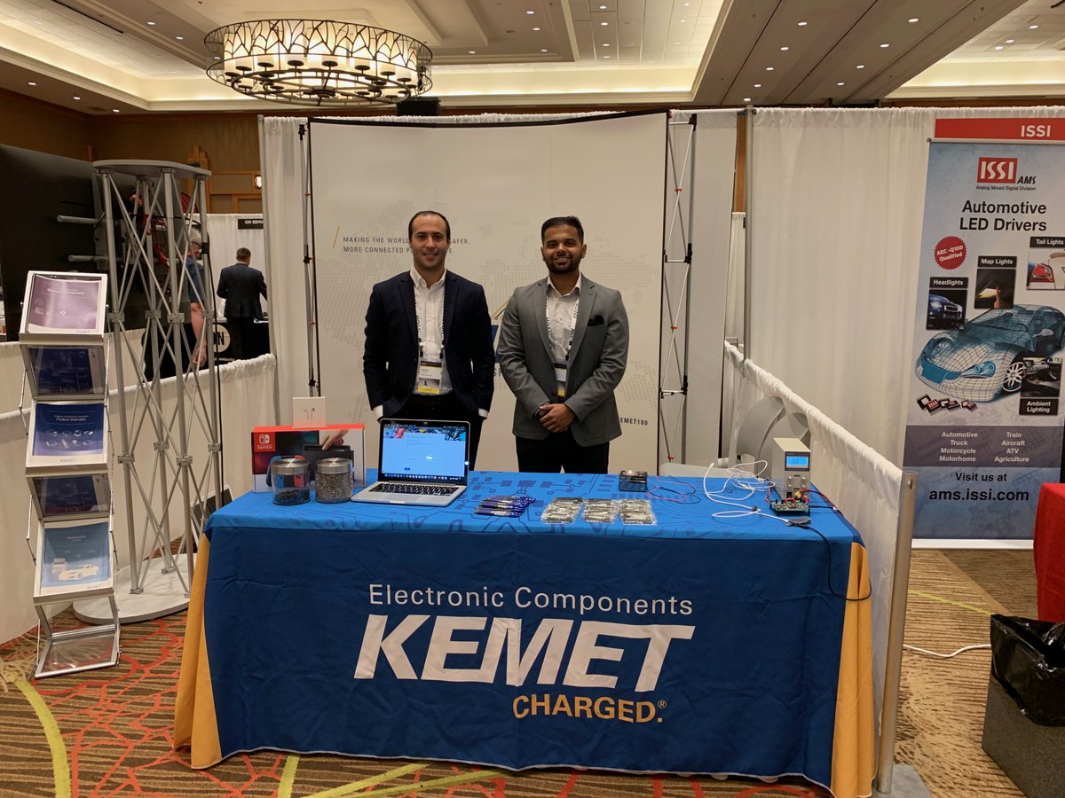 KEMETCapacitors's tweet photo. Hey @ArrowGlobal FAE's! It's the last day for the #CentralizedTraining event in #Denver! Don't leave today without stopping by our table - Booth 47. Introduce yourself to our engineers @NickStephen94 and @SamAccardo today between 12pm to 1pm and 5pm - 7pm! https://t.co/XYxdwBKQ9A