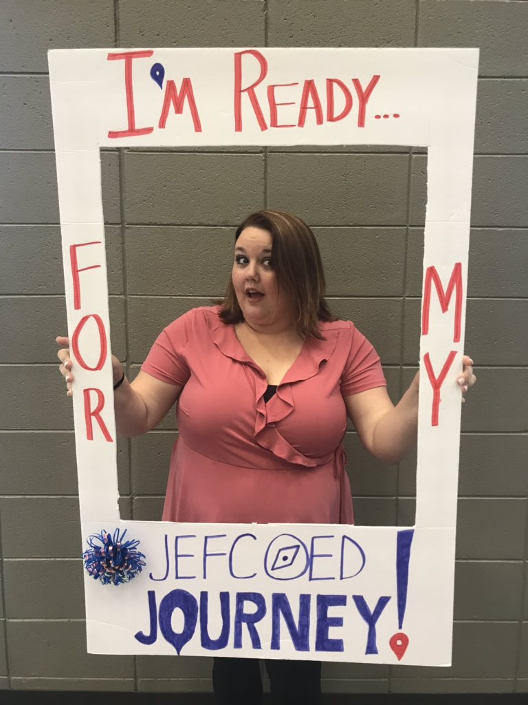 CynthiaCates13's tweet photo. New @JEFCOED teacher’s smiling BIG at New Teacher Orientation!!! Welcome new teachers!! https://t.co/GP7gJi3WU6